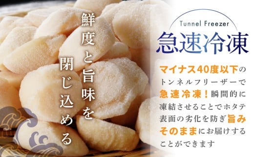 ランキング第1位獲得！【訳あり】北海道 野付産 ホタテ 500g  (  ほたて ホタテ ホタテ貝柱 帆立貝 帆立貝柱 北海道 別海町 ふるさと納税 ）																								