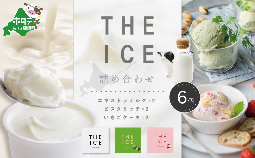 【THE ICE】3種詰合せ6個セット 【be003-1072】（J FARM AMUSE 株式会社）