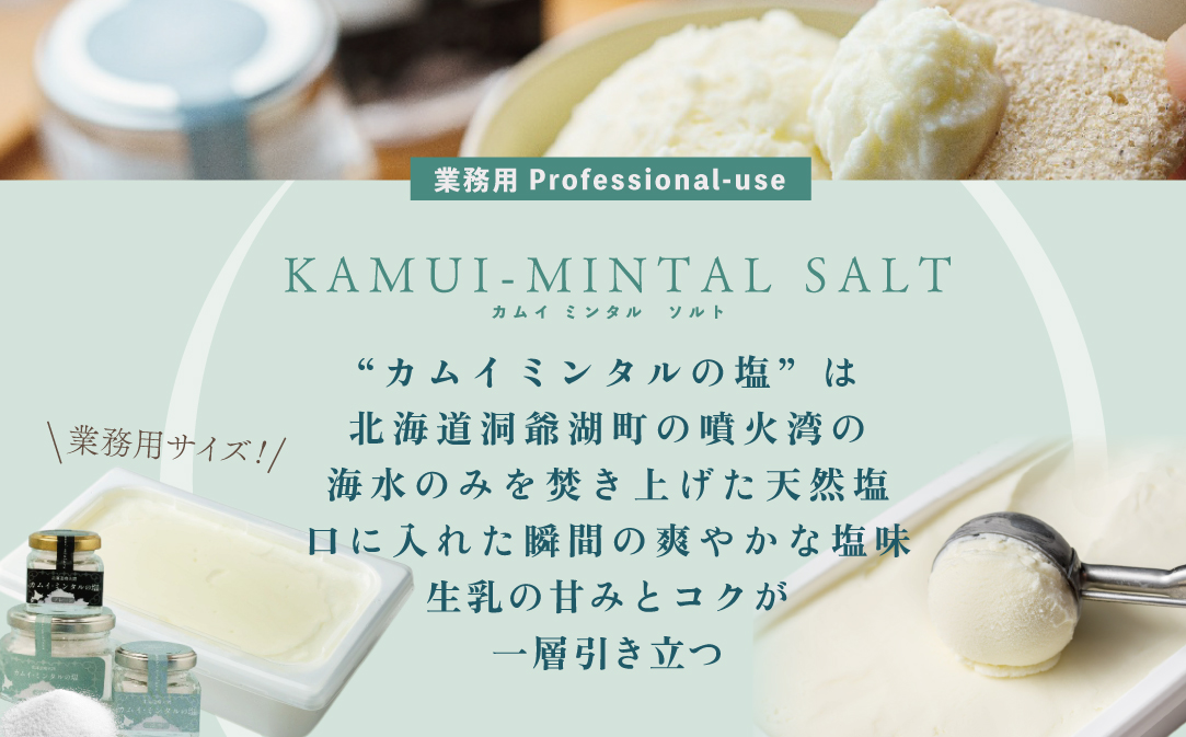 【THE ICE】KAMUI-MINTAL SALT（カムイ・ミンタルソルト）ジェラート 2リットル CJ0000214