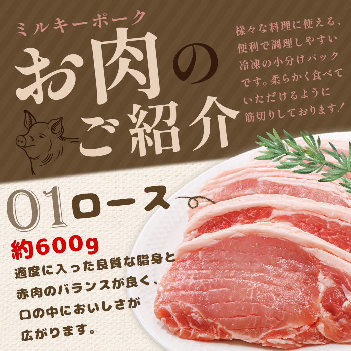 北海道中標津産 ミルキーポーク×1.6kgセット【15001】|JALふるさと納税