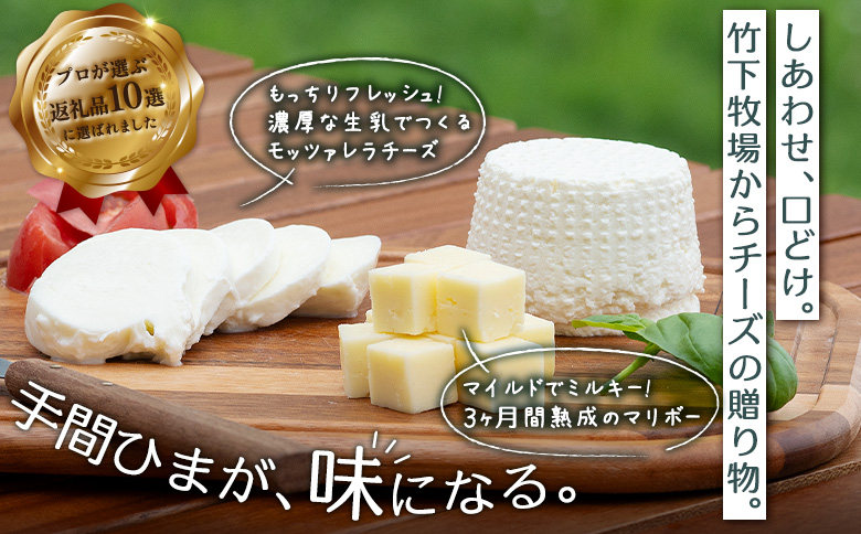【★高評価レビュー獲得！】竹下牧場まるごとチーズセット | モッツァレラ マリボーCUBE マリボー 乳製品 チーズ チーズセット モッツアレラ マリボー 発酵食品 ふるさと納税 北海道 中標津町 中標津【2400101】