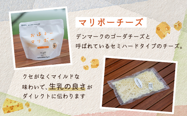 竹下牧場 9ヶ月配送 マリボーチーズセット 計510g | オンライン申請 ふるさと納税 北海道 中標津 マリボーCUBE 80g×2個 マリボー 100g×2個 マリボーシュレッド 150g×1個 定期便 定期 9回 乳製品 チーズ 食べ比べ 詰め合わせ おつまみ ワンストップ マイページ takeshita farm 中標津町【24026】