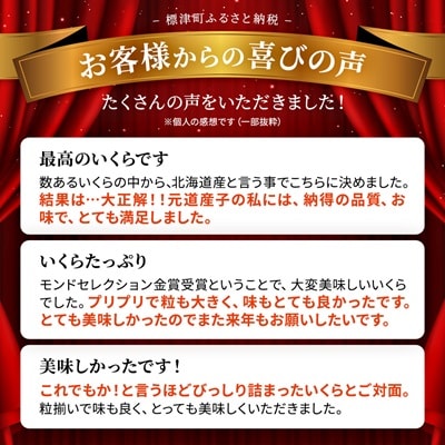 【令和7年新物】北海道産鮭いくら醤油漬(250g) イクラ 北海道 人気 おすすめ さけ 魚卵 天然【配送不可地域：離島】【1025050】