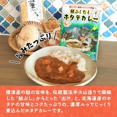 鮭ぶしだしホタテカレー2(10食セット)　ほたて 帆立 かれー レトルト 人気 おすすめ オススメ【1271087】