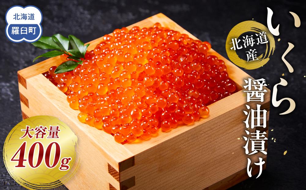 [12月発送]北海道産 いくら(鮭卵)醤油漬け 大容量400g(200g×2パック) 国産 小分けパック イクラ 海鮮丼 ギフト 贈り物 魚介類 魚介 海産物 鮭 シャケ しゃけ 生産者 支援 応援