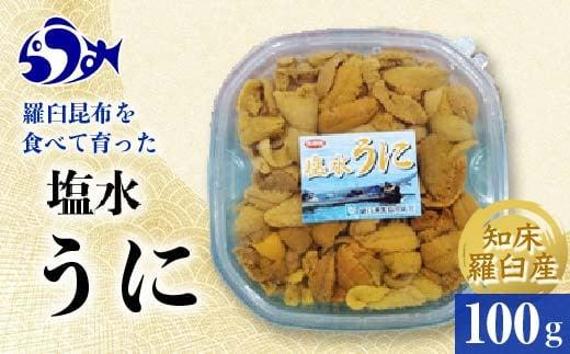 【先行予約】天然 エゾバフンうに （中）塩水うに 100g（100g×1枚）2025年1月中旬から発送ミョウバン不使用 北海道産 知床羅臼産