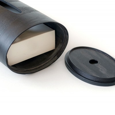 BUNACO　IB-T2392　ティッシュボックスSWINGスリム(ブラック)【1660593】