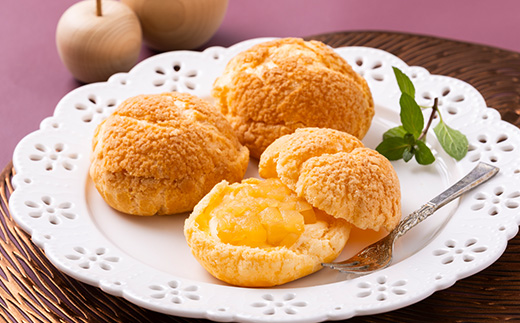 りんごのクッキーシュー　1箱(計12個入り)【配送不可地域：離島】【1678672】