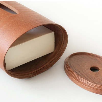 BUNACO　IB-T2397　ティッシュボックスSWINGスリム(キャラメルブラウン)【1660600】