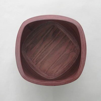 BUNACO　IB-D8214　ダストボックスtwist□ Lサイズ(ローズ)【1660340】