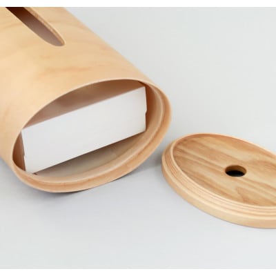 BUNACO　IB-T2391　ティッシュボックスSWINGスリム(ナチュラル)【1650529】