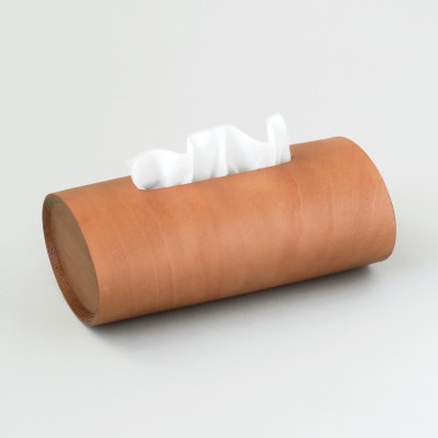 BUNACO　IB-T2397　ティッシュボックスSWINGスリム(キャラメルブラウン)【1660600】