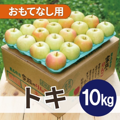 【26年10月から順次発送】平均糖度12度以上! トキ 約10kg おもてなし用 青森県産 りんご【配送不可地域：離島・沖縄県】【1734964】