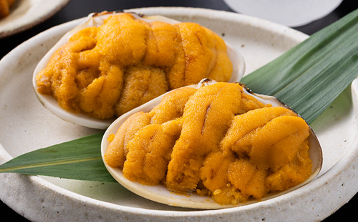 青森県産粒うに(50g×2本)と、焼きうに(40g×2個)のセット【配送不可地域：離島】【1657344】