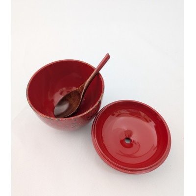 津軽塗 りんごっこ 唐塗赤上【1669536】