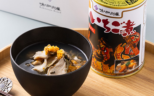 【ウニ×アワビの潮汁】ねぶた競演 いちご煮 415g×2缶【1668484】