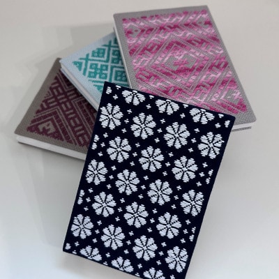 【選べる柄】青森伝統工芸　こぎん刺し御朱印帳 A【1713389】