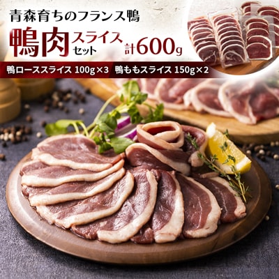 鴨肉スライスセット(ロース・もも)【配送不可地域：離島】【1288853】