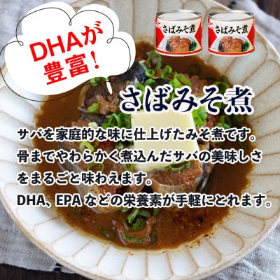マルハニチロ さばみそ煮(国産)缶詰 190g×12缶 ふるさと納税【1658899】