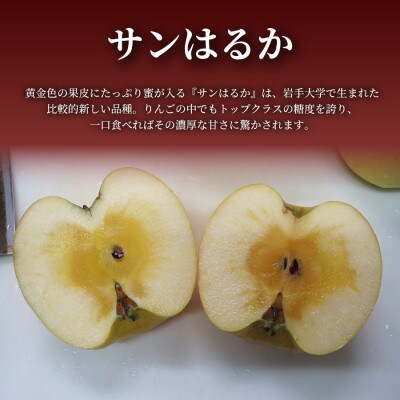 【青森直送 季節の味覚をお届け!】サンはるか 3kg×3箱(家庭用)青森産 産地直送 限定生産【配送不可地域：離島】【1700931】