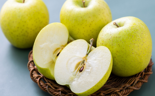 【訳ありりんご】青森市産葉取らず王林約3kg(お試し用)【配送不可地域：離島・沖縄県】【1466366】