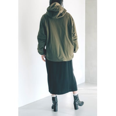 [KAPOK KNOT] カンガルーパーカー UNISEX オリーブ Lサイズ1着 カポック ダウン【1371099】