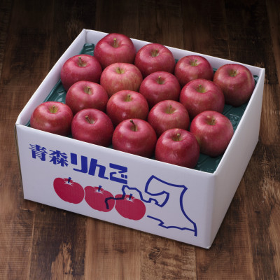 【百年続く青森のりんご農家直送】葉とらずサンふじ　約10kg　贈答用【12月から発送開始】【配送不可地域：離島】【1170122】