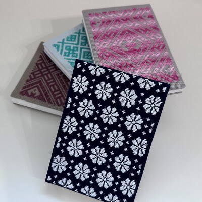 【選べる柄】青森伝統工芸　こぎん刺し御朱印帳 B【1713390】