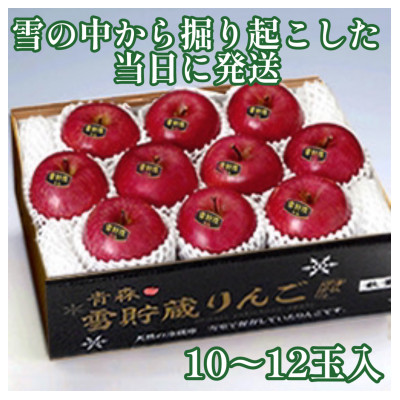 【2025年3月発】希少なりんご!　青森雪貯蔵りんご(サンふじ)　3kg箱【離島・沖縄配送不可】【配送不可地域：離島・沖縄県】【1423601】