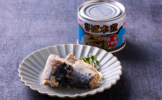 マルハニチロ さば水煮 食塩不使用 190g×24個【配送不可地域：離島】【1544134】