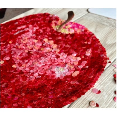 青森市「林檎の蜂蜜」ねぶたドットアートラベル【1639458】