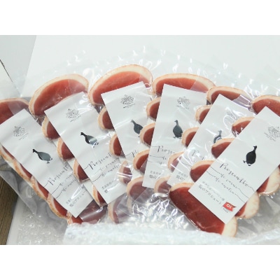 青森県産鴨肉の生ハム風スライス　25g×6パック【配送不可地域：離島】【1223556】