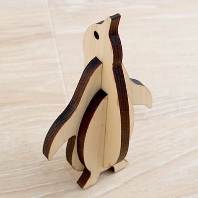 ヒバで出来たバストーイ、ひば丸「ペンギン」【1074171】