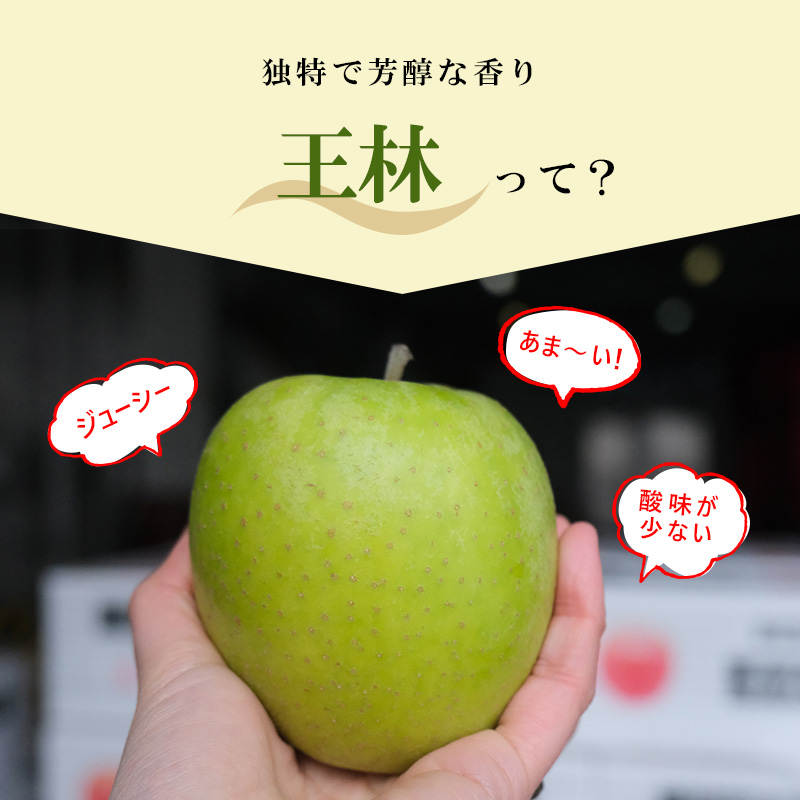 りんご 【1月発送】 糖度13度以上 贈答用 王林 約 5kg 【 弘前市産 青森りんご  果物 フルーツ デザート 食後 青森県産 産地直送 贈り物  】