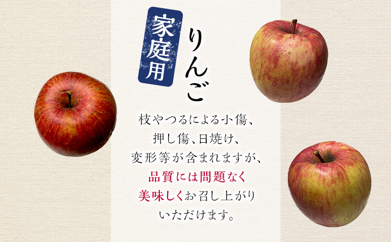 りんご 【12月発送】カワムラファーム 家庭用 葉とらず サンふじ 約3kg 【弘前市産 青森りんご】 青森 弘前