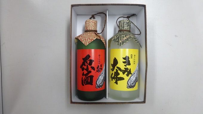 嶽きみ焼酎セット（乙種500ml×2本）