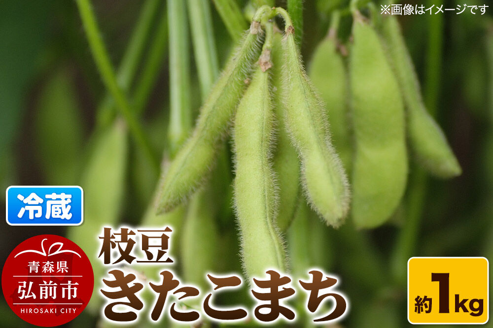 【26年9月クール便発送】枝豆 きたこまち 約1kg まもる農園 青森県 弘前市 [国産 早生 おつまみ 野菜 クール便]