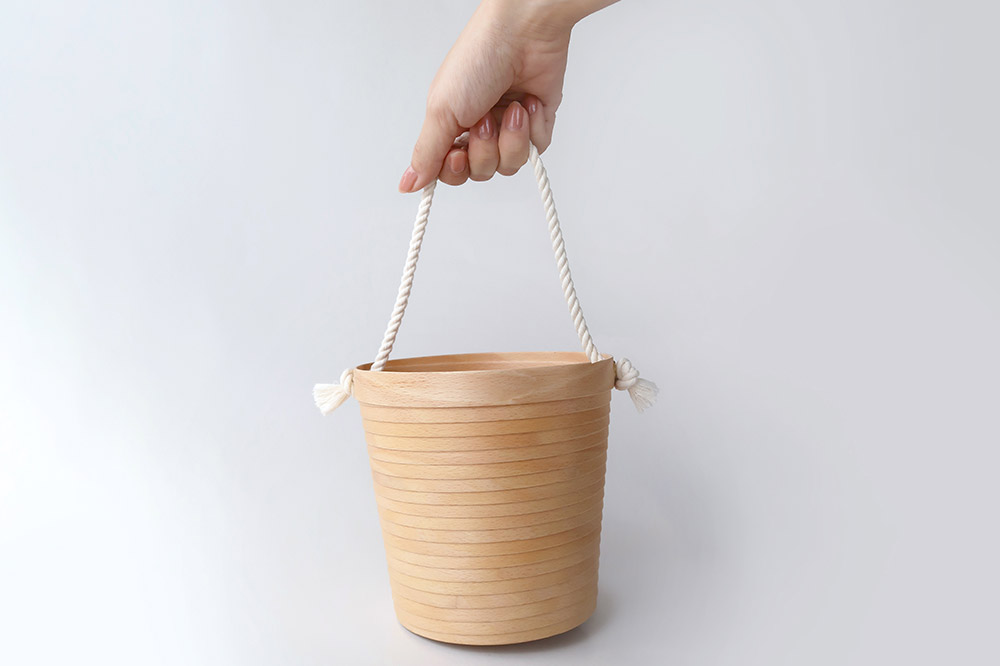 BUNACO バケツバッグ（ナチュラル）1個