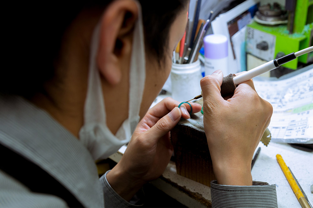 リング K18 ピンクゴールド 平打ち 2.5mm 指輪 ゴールド