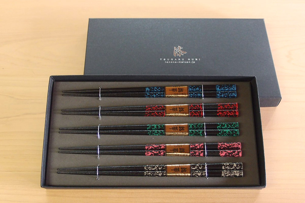 すべらない 箸 銘華（5膳セット）