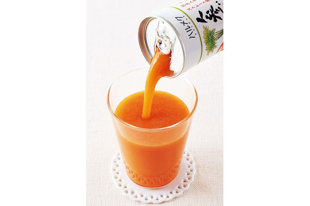 【寄附金額見直しました】《定期便9ヶ月》ハルメク 人参ジュース【缶】190g×30本 [野菜ジュース にんじんジュース 人参ジュース りんご果汁 栄養機能食品 ビタミンA 健康 砂糖不使用 甘味料不使用 保存料不使用 青森県 弘前市]