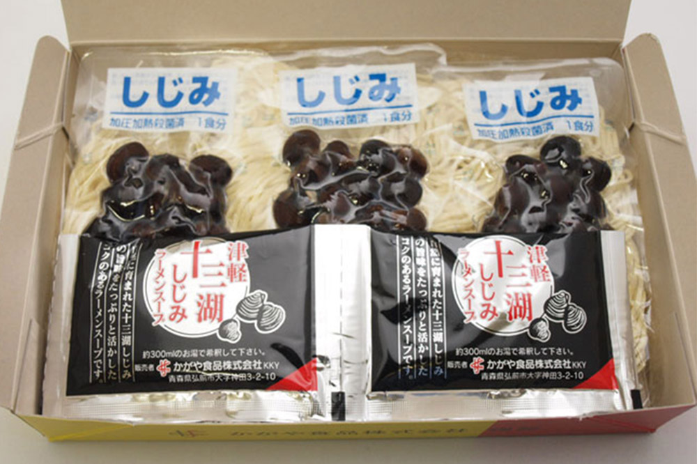 かがや食品 津軽しじみラーメン（3食×2セット）