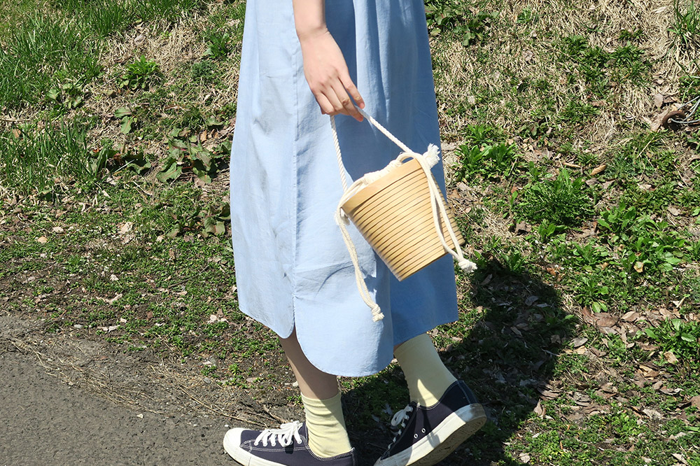 BUNACO バケツバッグ（ナチュラル）1個