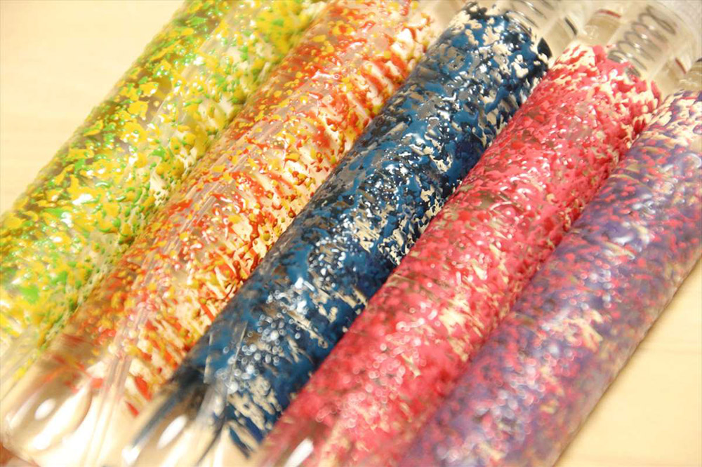 津軽塗 さわるツガルヌリ スプレーボトル（5色セット）