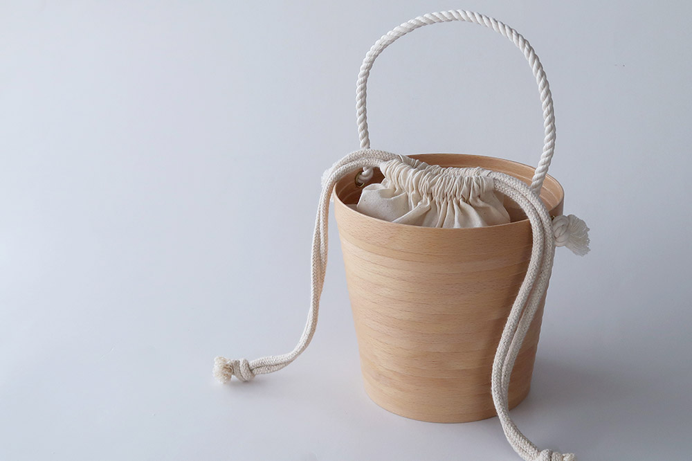 BUNACO バケツバッグ（ナチュラル）1個