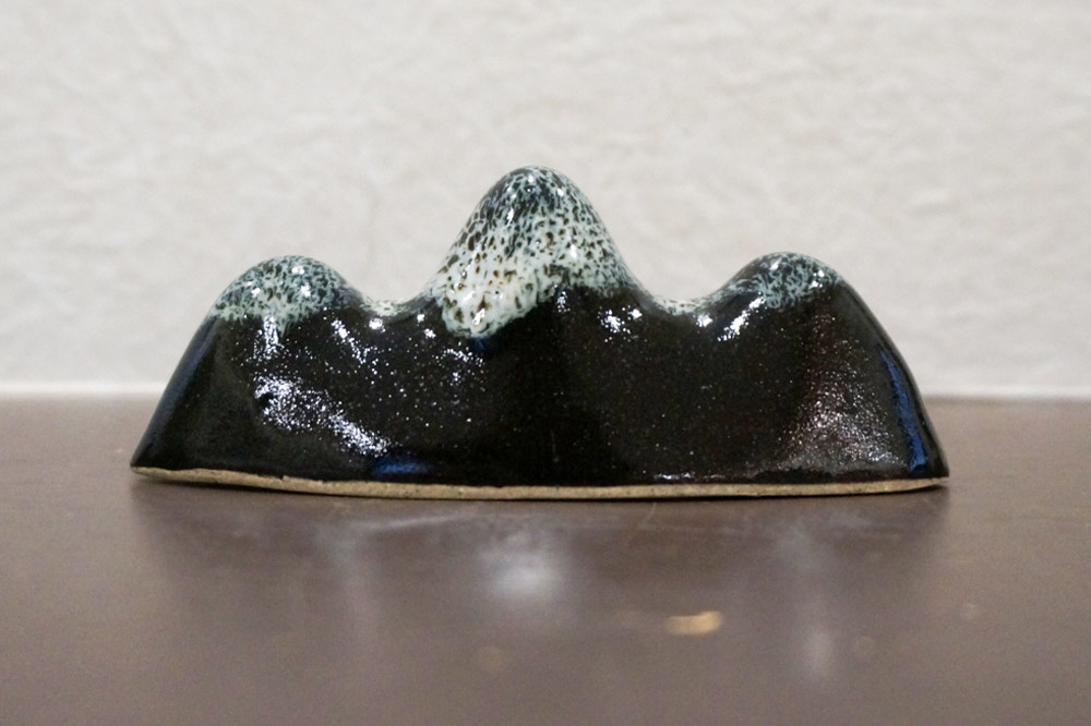 箸置き 津軽焼 岩木山箸置き 4個セット 工芸品 青森県弘前市 草邑