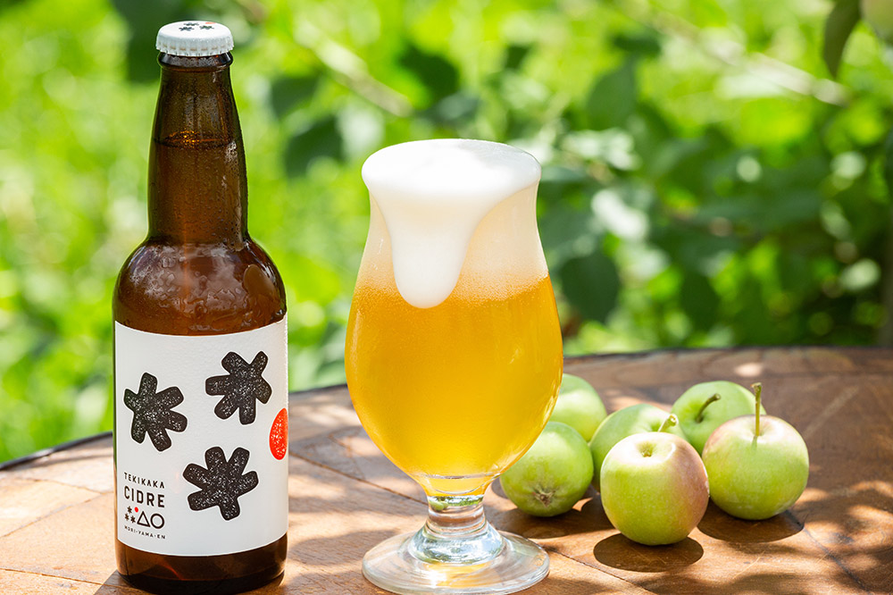 廃棄されてきたりんごを活用した テキカカシードル（シードル×2 、ライチ×2、こうとく×1、ラガー×1） 各330ml 計6本 お酒 青森 弘前 林檎 リンゴ