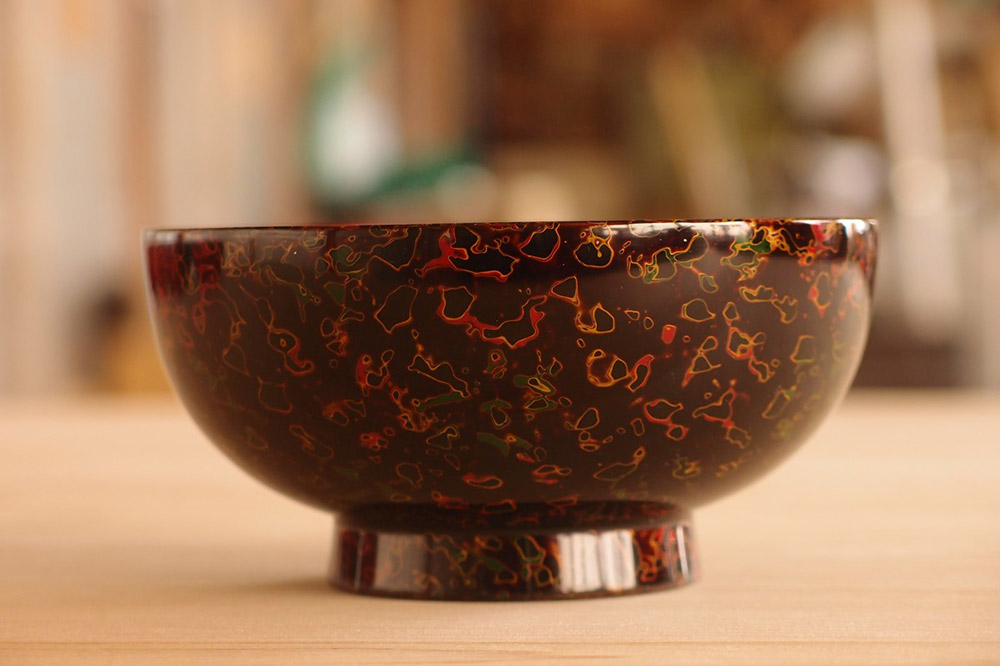 津軽塗 汁椀（唐塗 呂）
