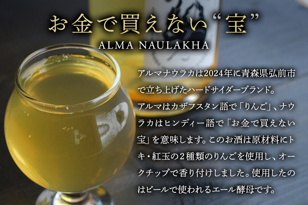 ハードサイダー【アルマナウラカ】 750ml 1本 （ジュニャーナムドラTJW） JAPAN CIDER CUP 2025 ウッド／樽熟成サイダー 銀賞 [おいしい サイダー ジュース 飲料 炭酸 美味]