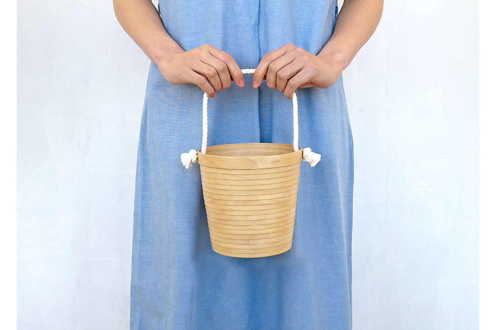 BUNACO バケツバッグ（ナチュラル）1個